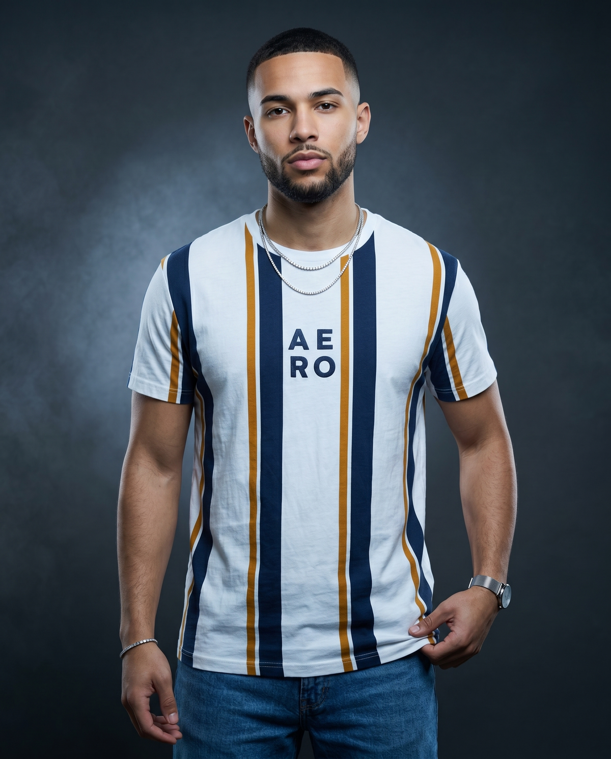 Aero Stripe Graphic Tee