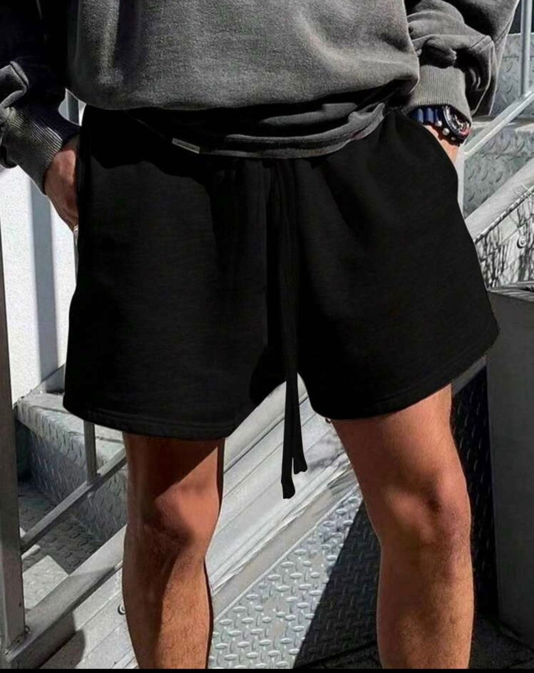 Black Premium Casual Shorts
