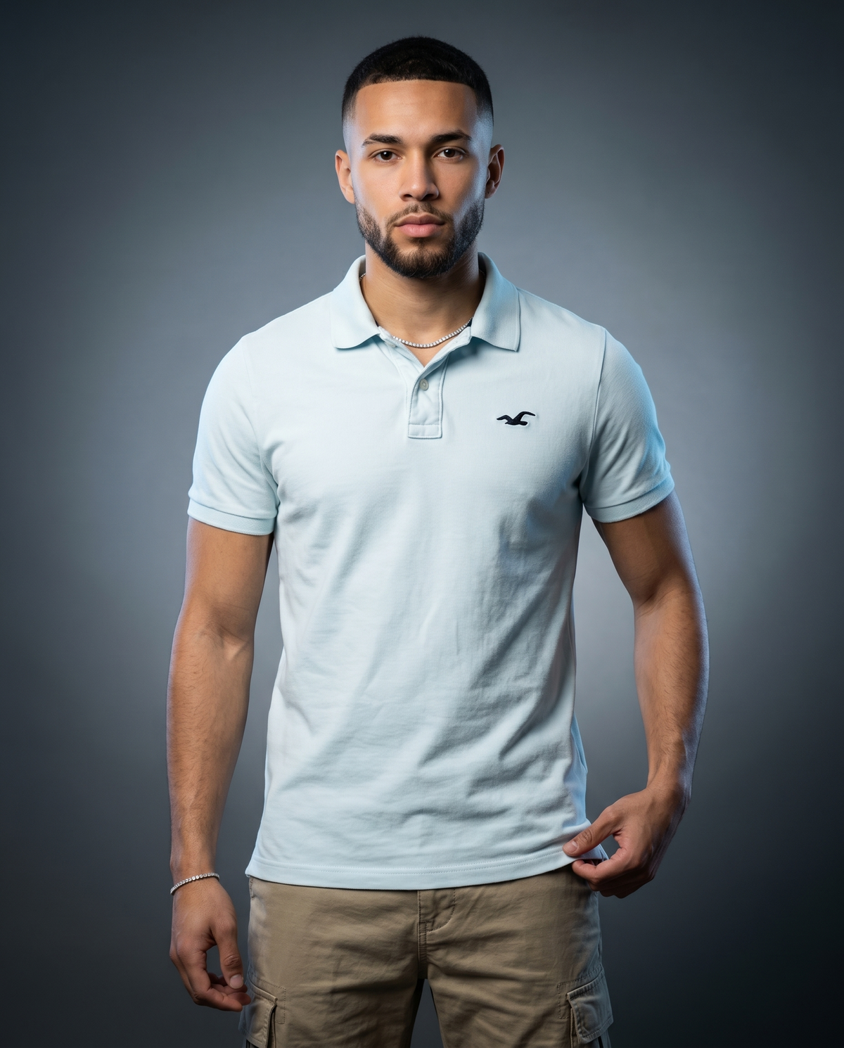 Hollister Minimal Logo Polo Tee