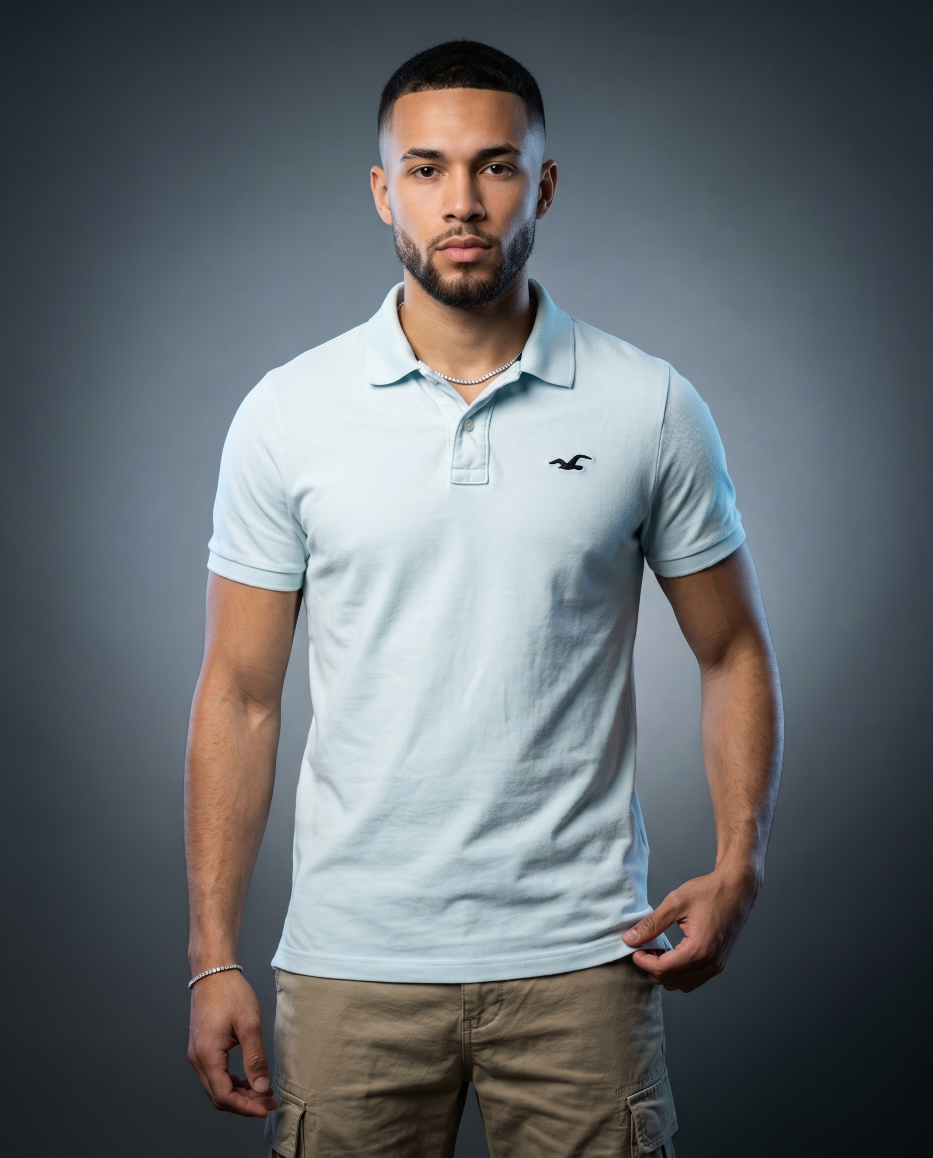 Hollister Minimal Logo Polo Tee
