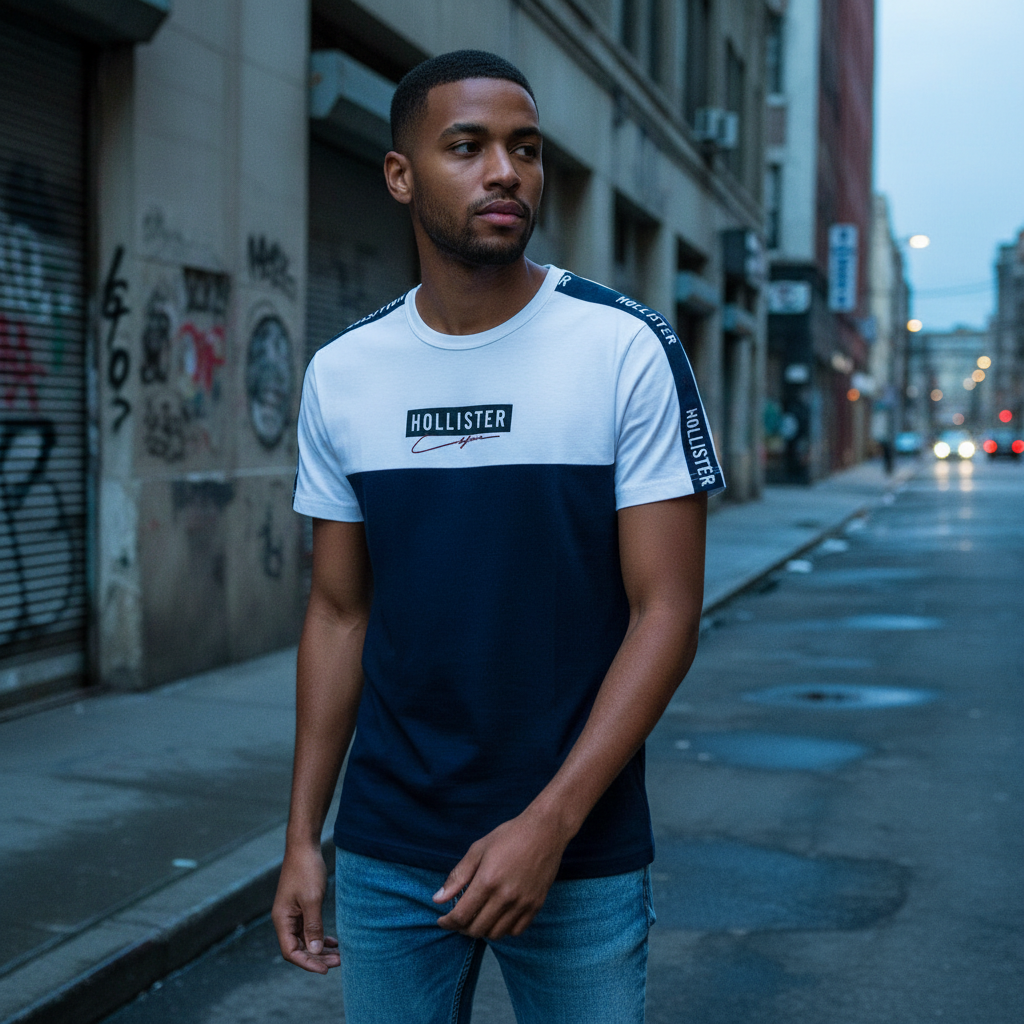 Color Block Hollister Ty-Dye