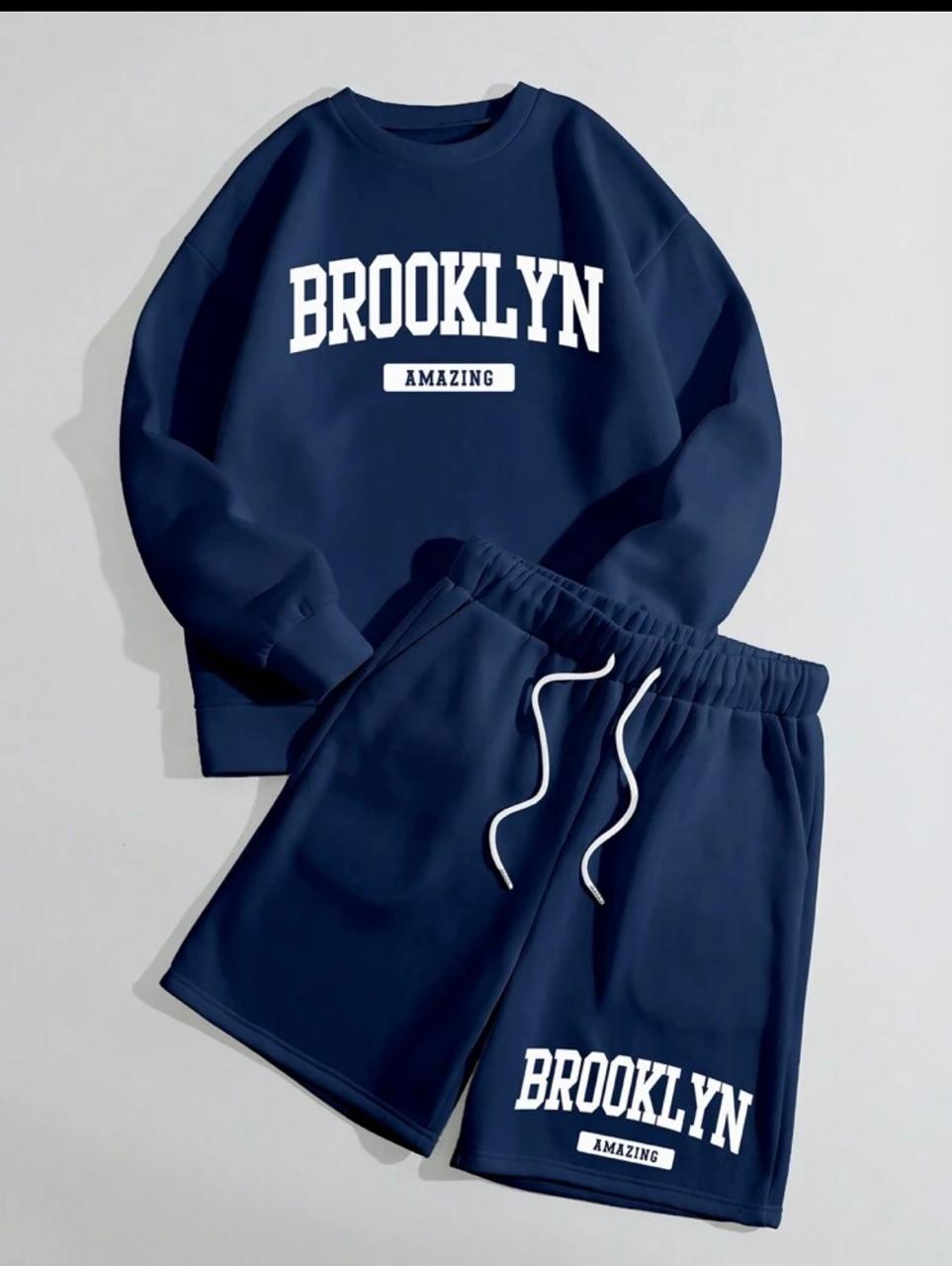Graphic "Brooklyn" Sweater Matching Set