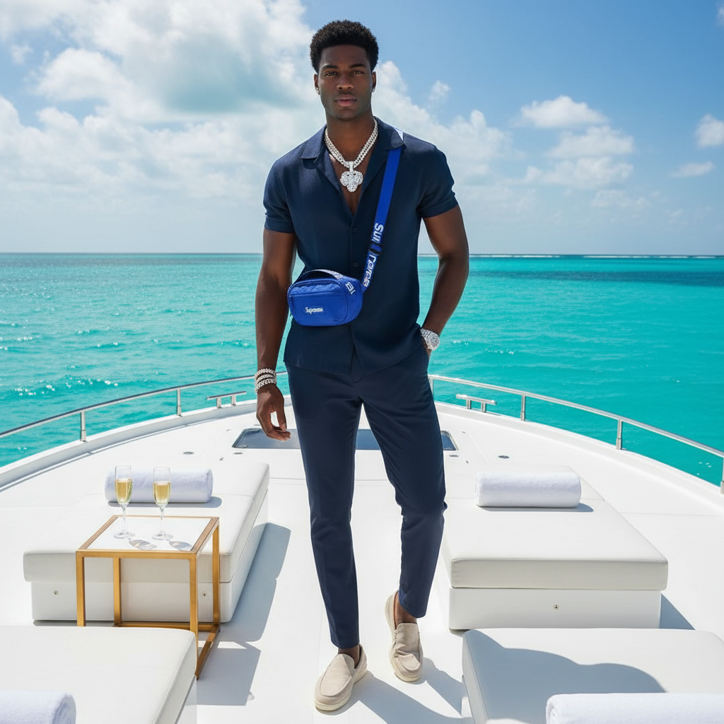 Navy Blue Casual Matching Set