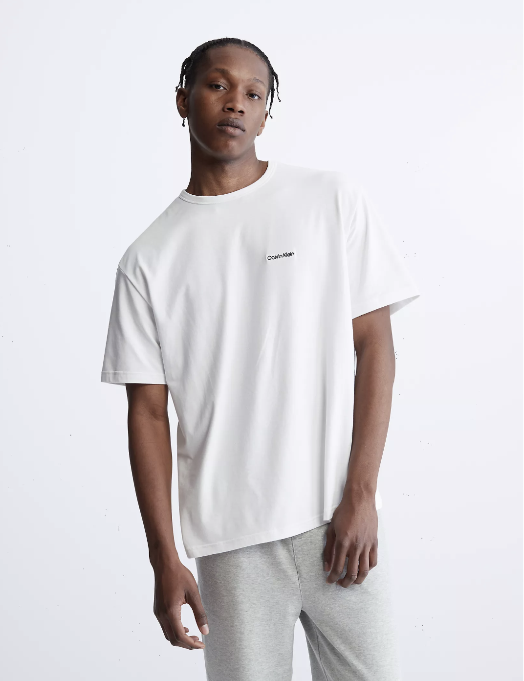 Calvin Klein White Oversized Tee